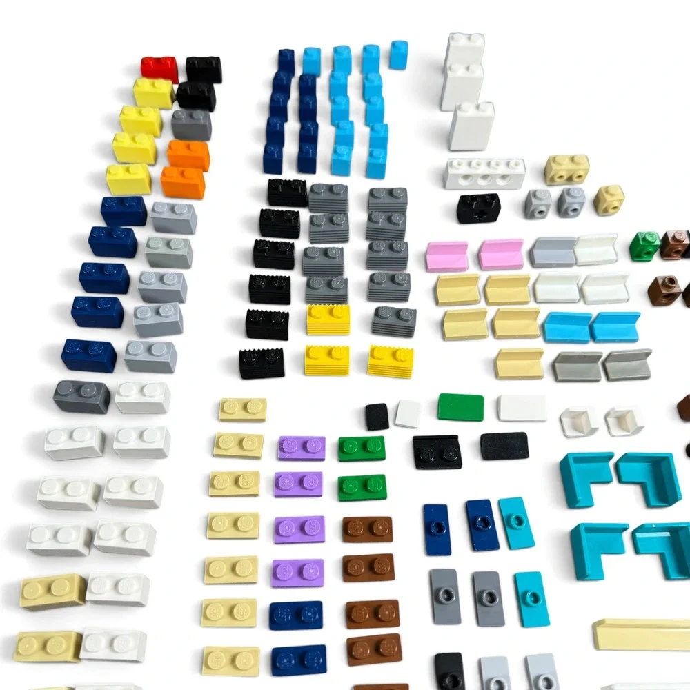 LEGO Mixed Brick Lot Assorted Colors Shapes Plates Slopes Specialty Pieces